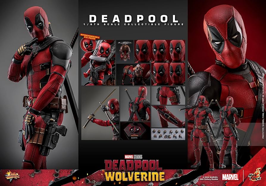 hottoys deadpool 1/6スケール デッドプール＆ウルヴァリン Amazon.com: Hot Toys Marvel Comics Deadpool & Wolverine